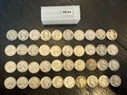 Lot of 40 Washington Quarters 1932-64 90% Silver