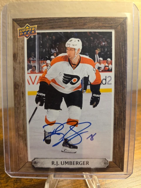 2024-25 Upper Deck Engrained Icons Beehive Signatures R.J. Umberger