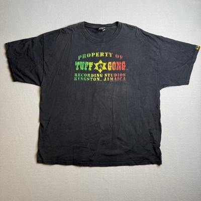 Vintage 2006 Bob Marley Zion Rootswear Tuff Gong 2XL Shirt Y2K