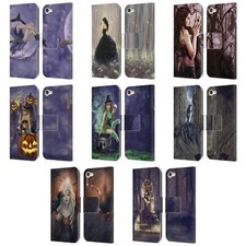 SELINA FENECH GOTHIC LEATHER BOOK WALLET CASE FOR APPLE iPOD TOUCH MP3