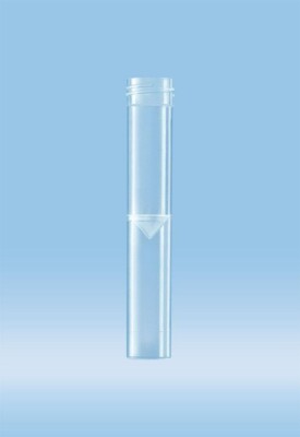 800 SARSTEDT 5mL PP Conical Transport Centrifuge Tubes w/ 1000 Caps 92 x 15.3mm