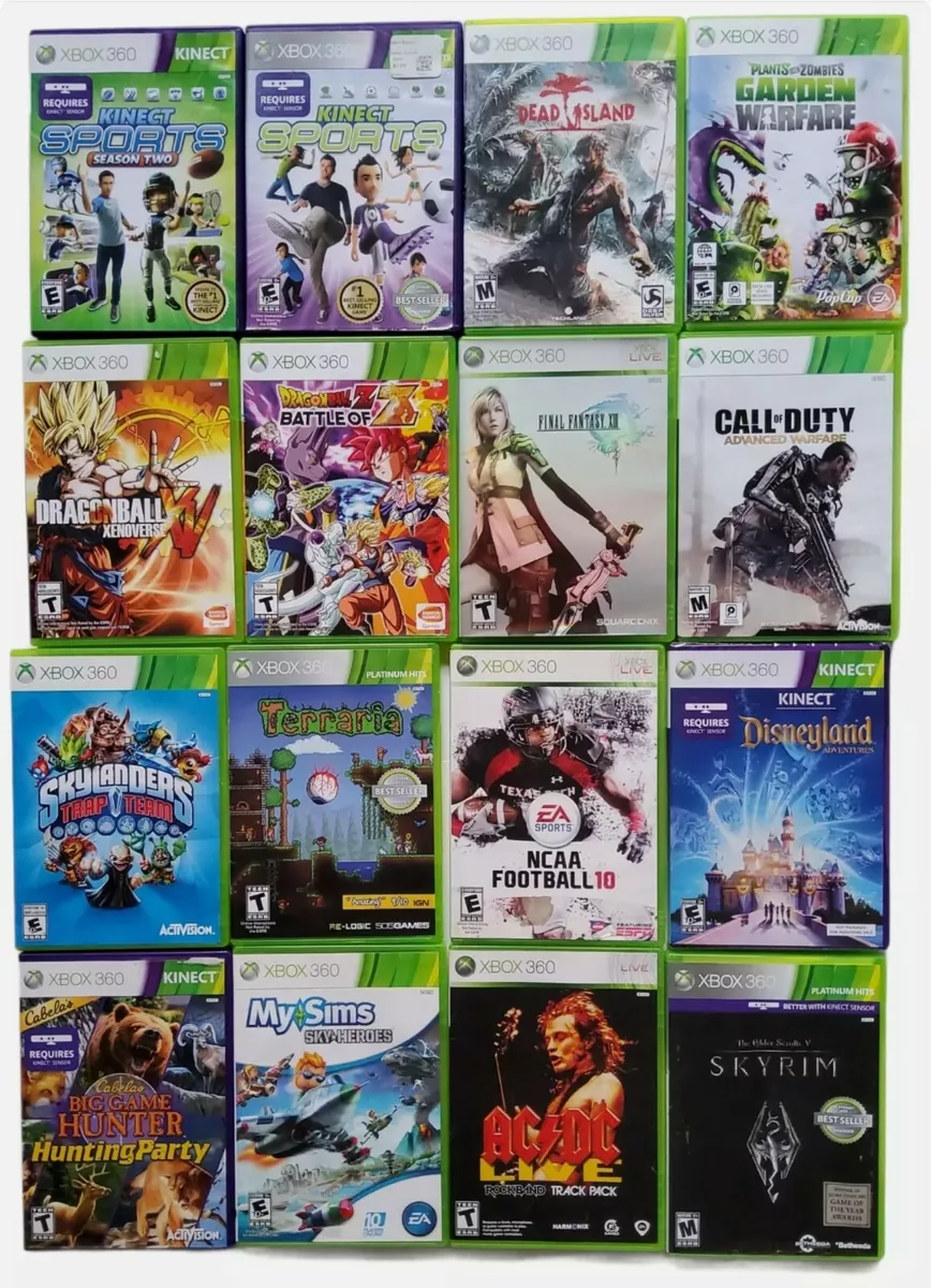 🔥 JOGOS XBOX 360 Grande Lote VOCÊ ESCOLHE LIMPOS E TESTADOS FRETE GRÁTIS  EUA