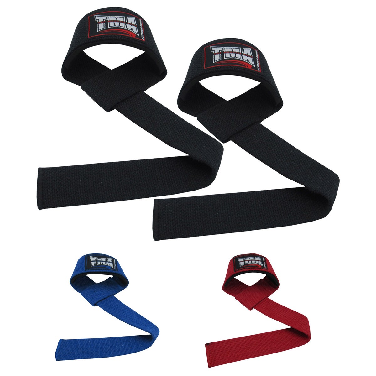 TMA Weight Lifting Straps Wrap Gym Wrist Training Support Grip Bandage Hand  Bar
