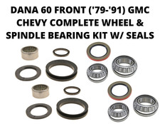 Dana 60 Front 79-91 Gmc Chevy Complete Wheel Spindle Bearing Kit W Seals