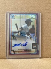 Isael Soto 2015 1st Bowman Chrome Auto Purple Refractor /250 BCAP-IS