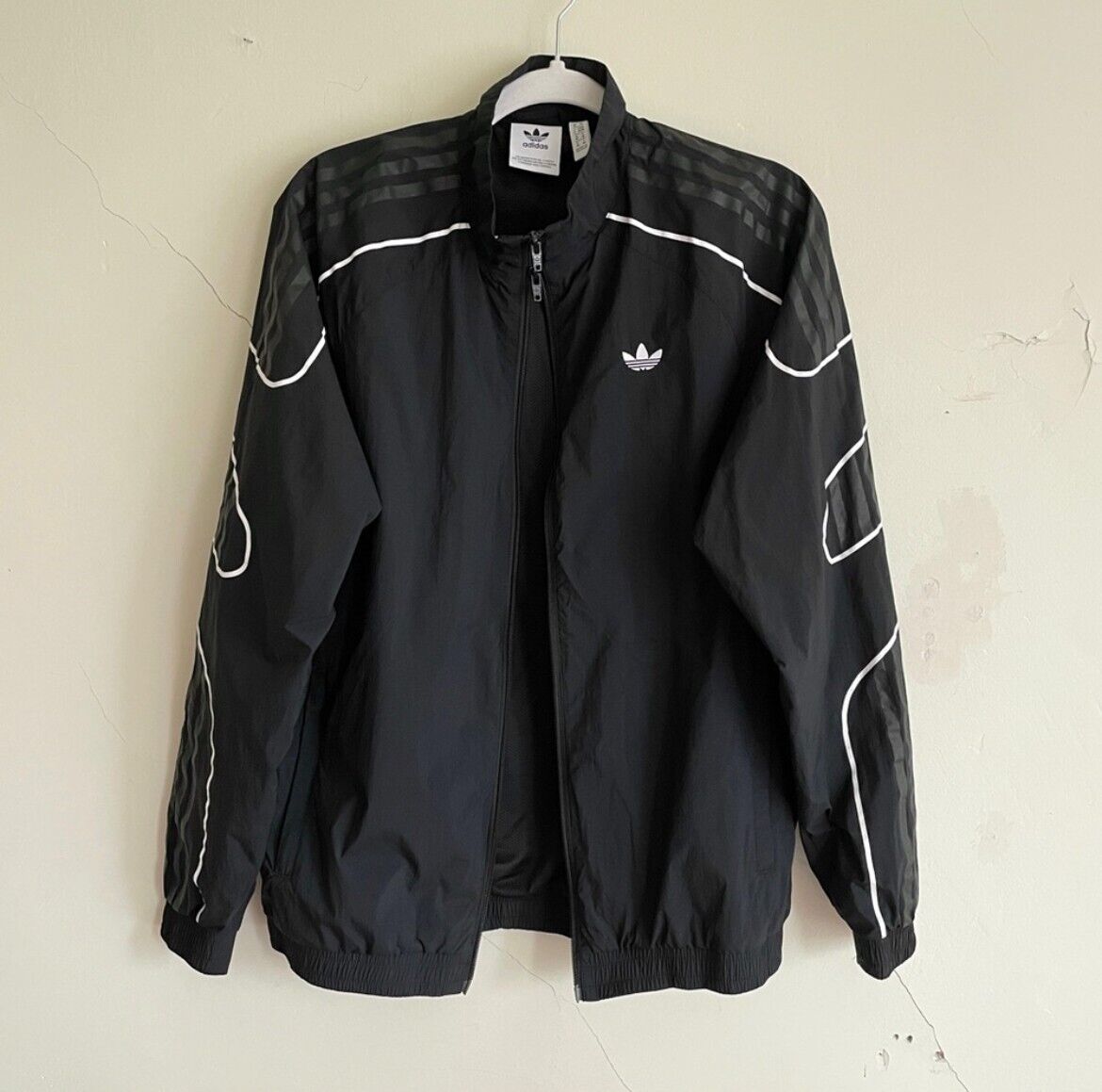 Adidas Originals Black Flamestrike Woven Track Jacket Adidas Originals Black Flamestrike Woven Track Jacket