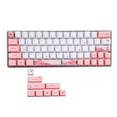 Mechanical Keyboard Cute Keycaps PBT OEM Profile Keycap For GH60 GK61 GK64