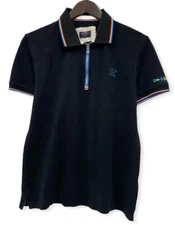 Paul & Shark Competition Men's 1/4 Zip Embroidered Twin Tipped Polo XL Fits S/M