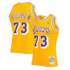 DENNIS RODMAN Los Angeles Lakers 1998-99 Mitchell  Ness Swingman Jersey S-XXL