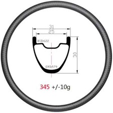 29er Carbon Rim For Mtb Xc Mountain Bicycle Clincher Tubeless Ud Matte Glossy