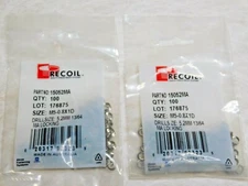 Recoil Stainless Steel Screw Locking Inserts M5x0.8x1D Qty 200 15052MA