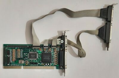 DTK PTI-227W ISA Multi-I/O IDE Floppy Controller (Winbond, retro, 1994)