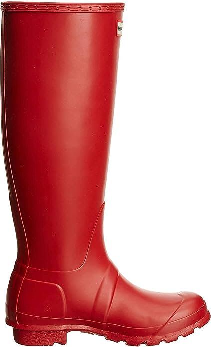 ◆HUNTER◆ WOMEN Original Tall Rain Boots Military Red Women's Original Tall Gloss Rain Boots - Hunter Boots