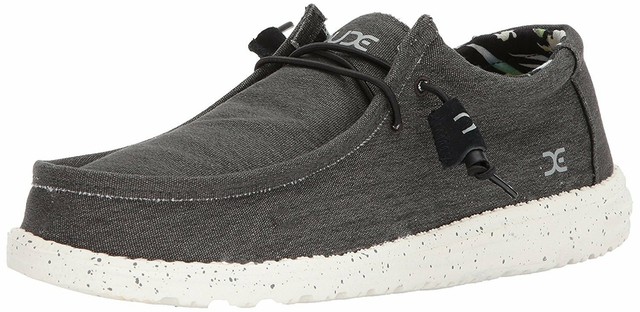 Hey Dude Mens Wally Stretch Black Size 11 for sale online | eBay