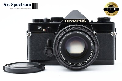 Exc+8] Olmpus OM-1 Black MD + Zuiko MC 50mm f1.8 Standard