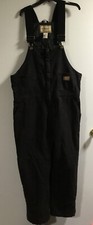 C.E. Schmidt Workwear Men's Quilt Lined Black Overalls - XL 48-50 