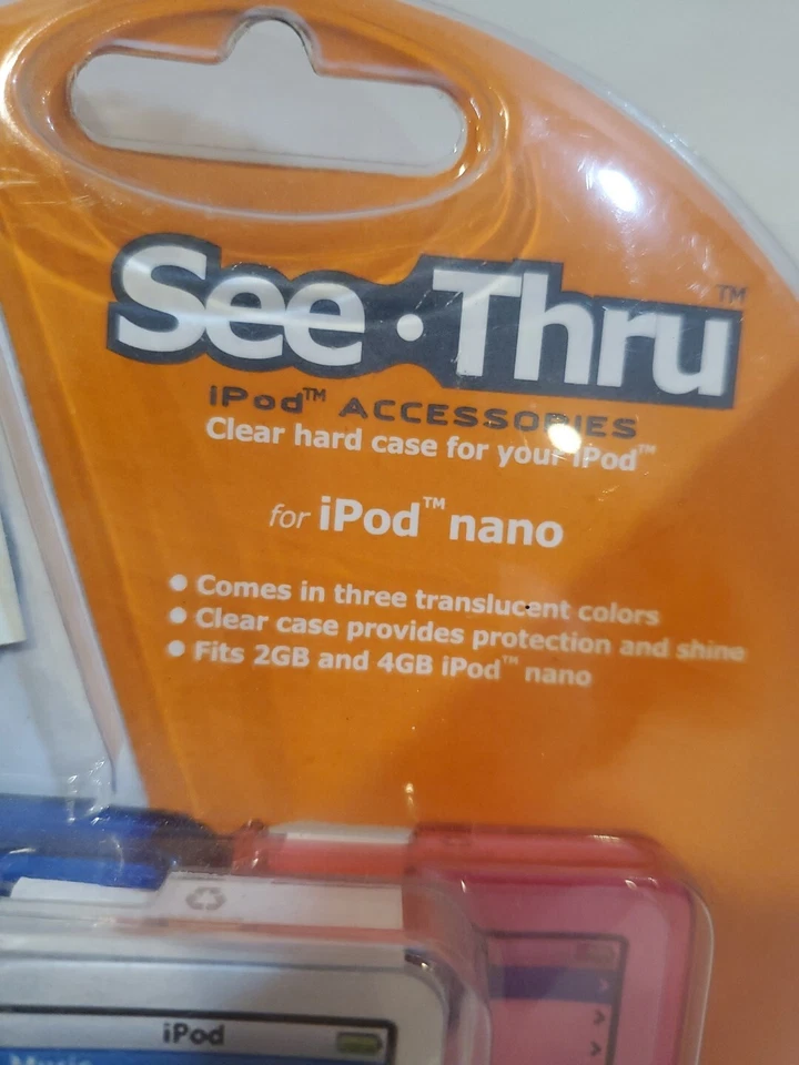 NEW Speck See Thru 3 Pack Hard Case For iPod Nano 1st GEN. 2 & 4 GB.Clear colors - Image 4 of 4