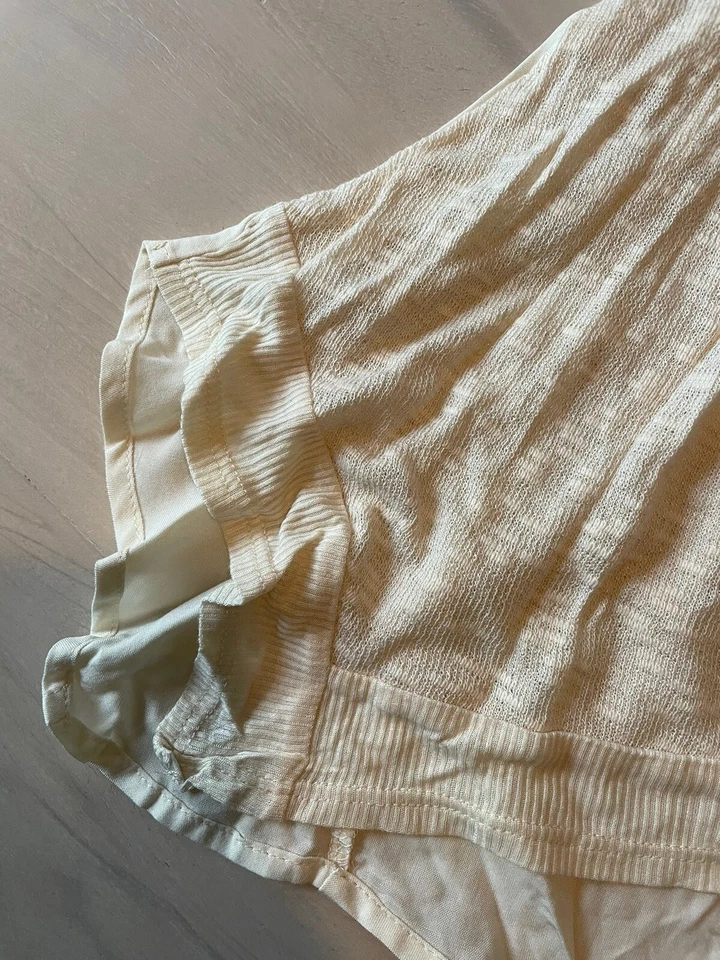 NWT RXB Ladies Natural Sweater With Rayon Back Panel Sz M $58 - Image 3 of 4