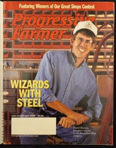 VINTAGE PROGRESSIVE FARMER MID-FEBRUARY 2000 WIZARDS WITH STEEL & SHOPS CONTEST