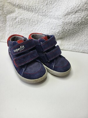 Kinder Schuh Klettverschluss Superfit Gr.20 blau/rot gebraucht