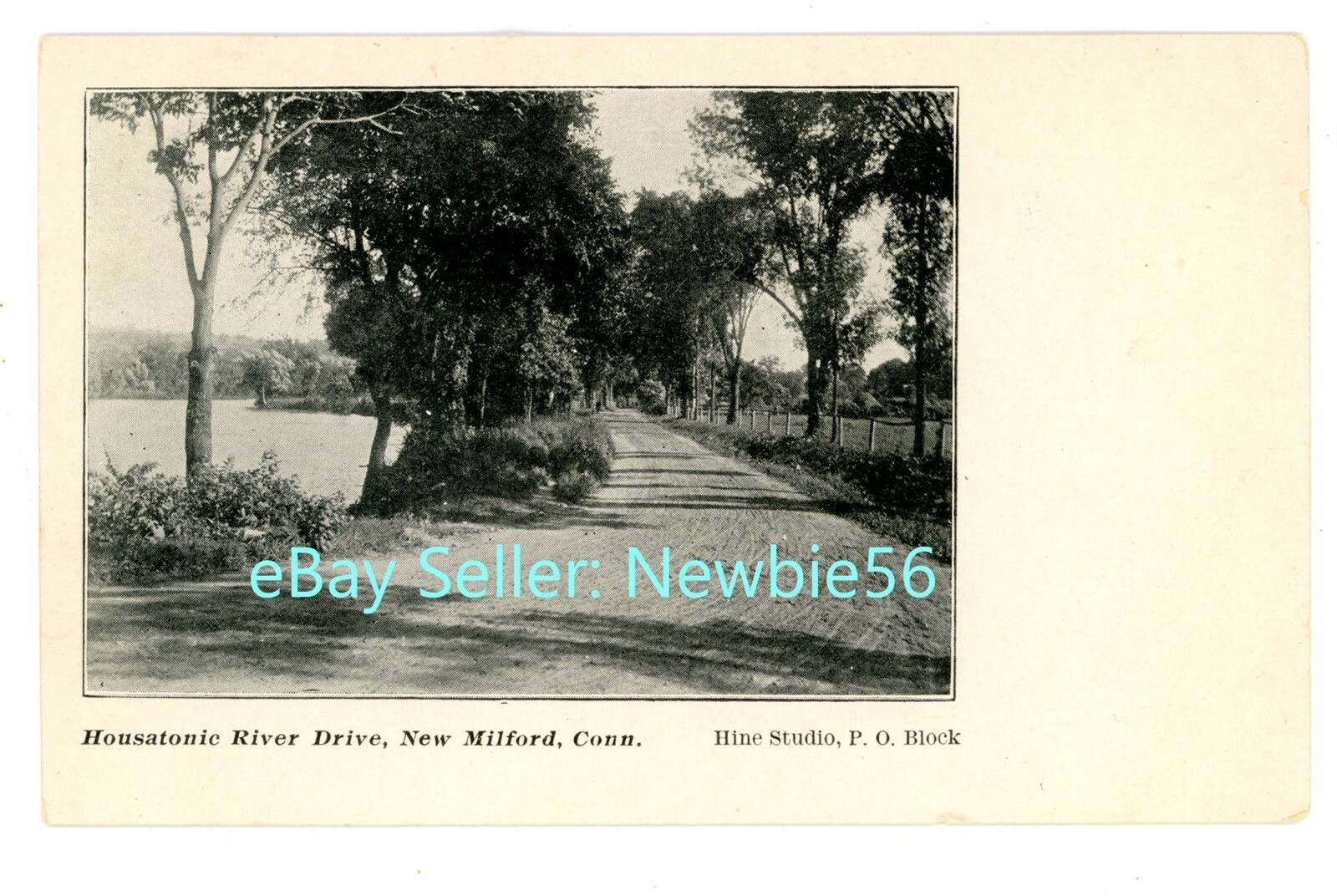 New Milford Conn CT HOUSATONIC RIVER DRIVE Postcard eBay