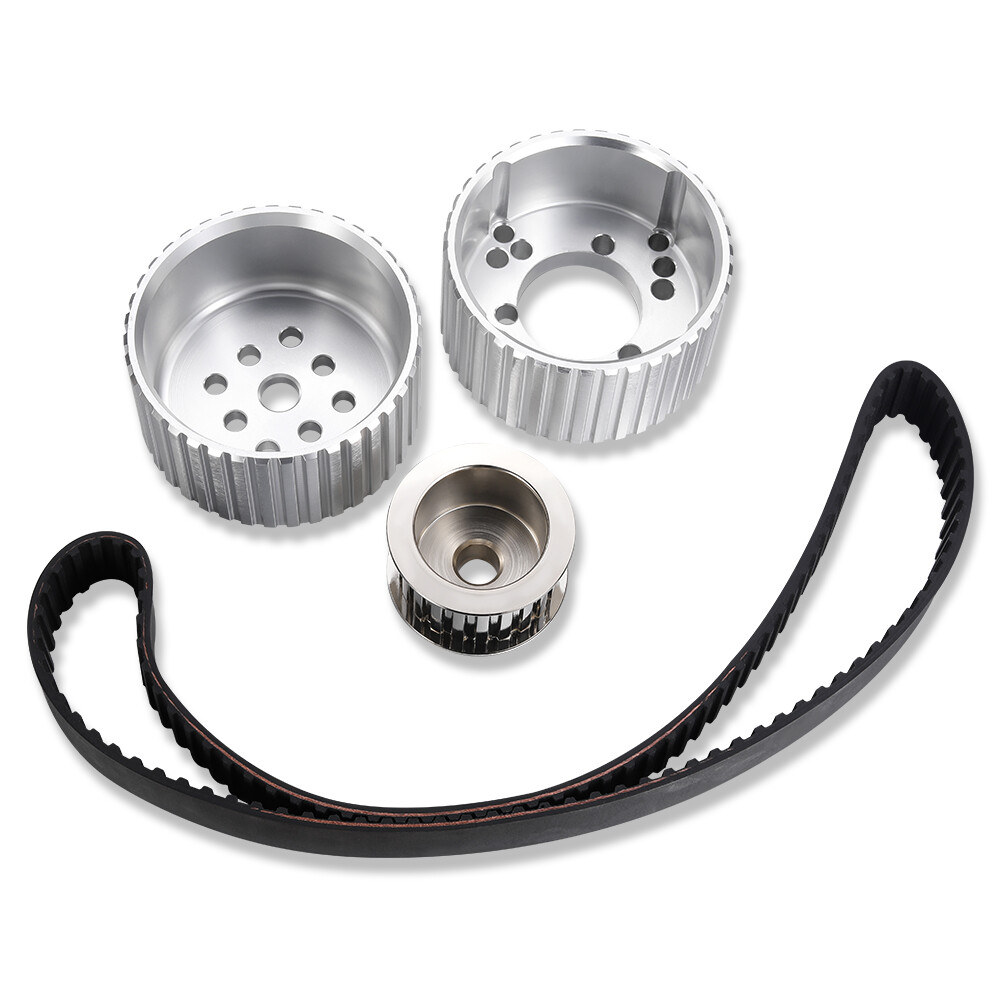 For SBC Chevy 327 350 383 Short Water Pump Gilmer Billet Belt Drive