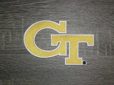 Georgia Tech University GT College Embroidered Iron On Patch 5.5" x 3.5" *LARGE*