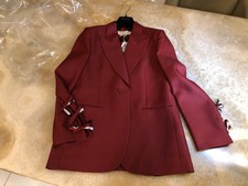 Emilio Pucci Wool And Silk Bow Jacket, Size It 44, Uk 12, Rrp £ 1720