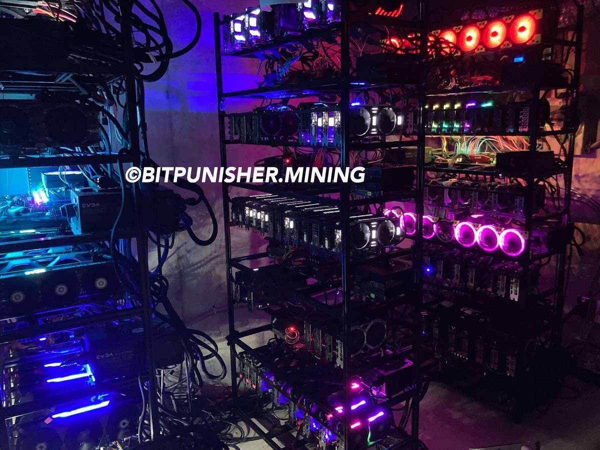 80 GPU Mining Rig Open Frame BITCOIN BTC CryptoCurrency RTX 5090 Compute  Cluster | eBay