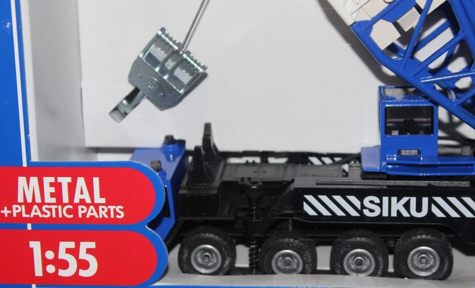 Siku 4810 Heavy Mobile Crane 1:55 New in OVP Blue - Image 2 of 4