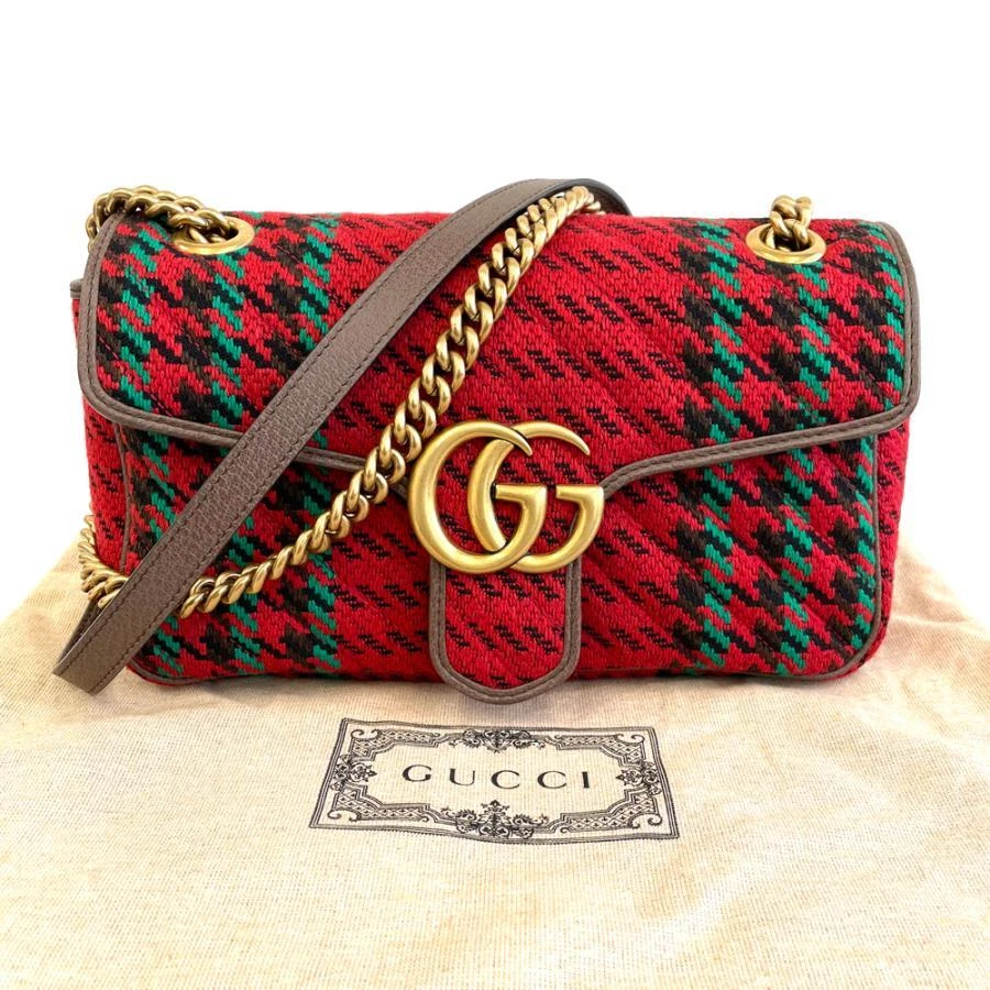 Gucci Green Matelasse Leather Small GG Marmont Shoulder Bag Gucci | The  Luxury Closet