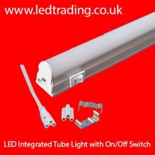 LED T8 Integrated Tube/Batten ceiling light, 1ft,3ft with ON/OFF switch, 6500k