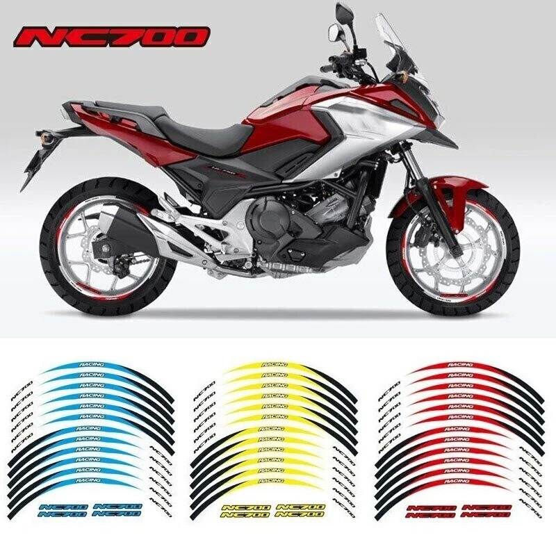 Para Honda NC700 S X XD XDH Accesorios Moto 17" Llanta Rueda Calcomanía Adhesiva Foto 3 de 4