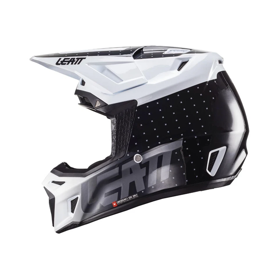 Kit Casco Leatt Moto 8.5 V24 con 5.5 Gafas Negro/Blanco Talla Pequeña - 1024060101 Foto 4 de 4