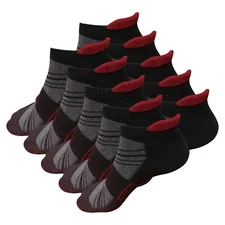 10pair Mens Low Cut Ankle Athletic Cotton Breathable Running Sport No Show Socks