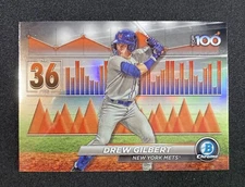 2024 Bowman Baseball Top 100 Prospects Drew Gilbert #BTP-36 New York Mets