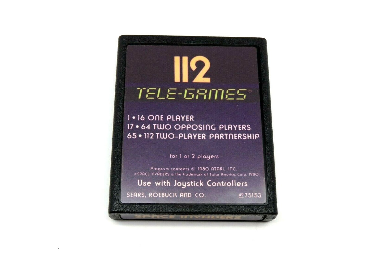 EO - Atari 2600 - SPACE INVADERS Sears complet notice livret Tele-Games