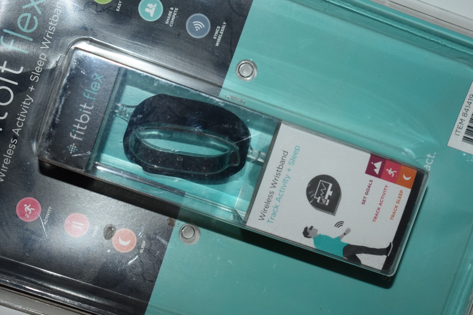 Fitbit Flex Wireless Fitness Sleep Tracker Wristband Black-image