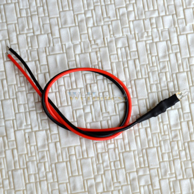 15 x Pre-Wired 3mm warm white lighting LEDs prewired resistor for 12V/16V DC