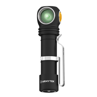 Armytek Wizard C2 WG Magnet USB + 18650 3200 mAh (kaltweiß und grün)