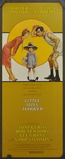 LITTLE MISS MARKER 1980 ORIGINAL 14X36 MOVIE POSTER WALTER MATTHAU JULIE ANDREWS