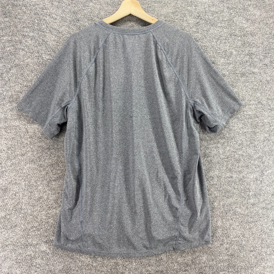 Camiseta Mondetta Hombre L Grande Gris Cuello Redondo Manga Corta Pullover Calce Regular Foto 2 de 4