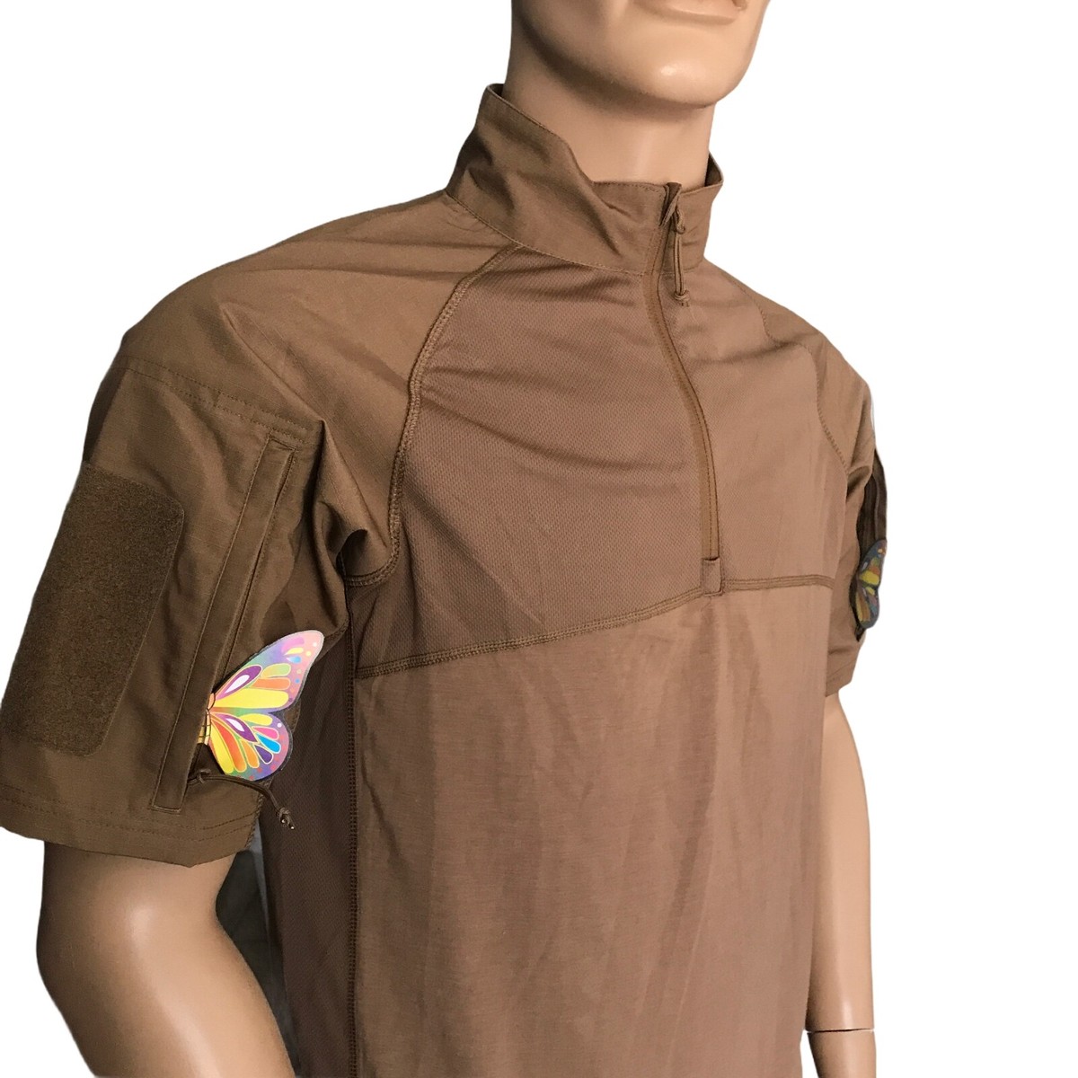 Condor Trident Battle Tactical Brown Tee Mens Casual Summer