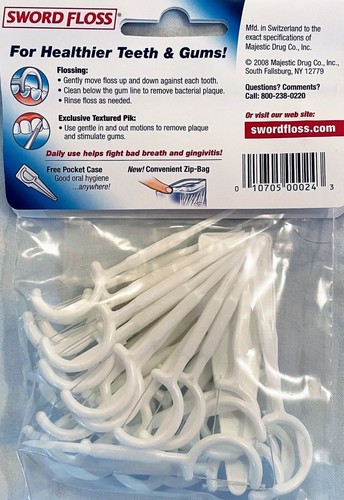 SWORD FLOSS DENTAL FLOSS / PICK 40 EACH - Picture 14 of 14