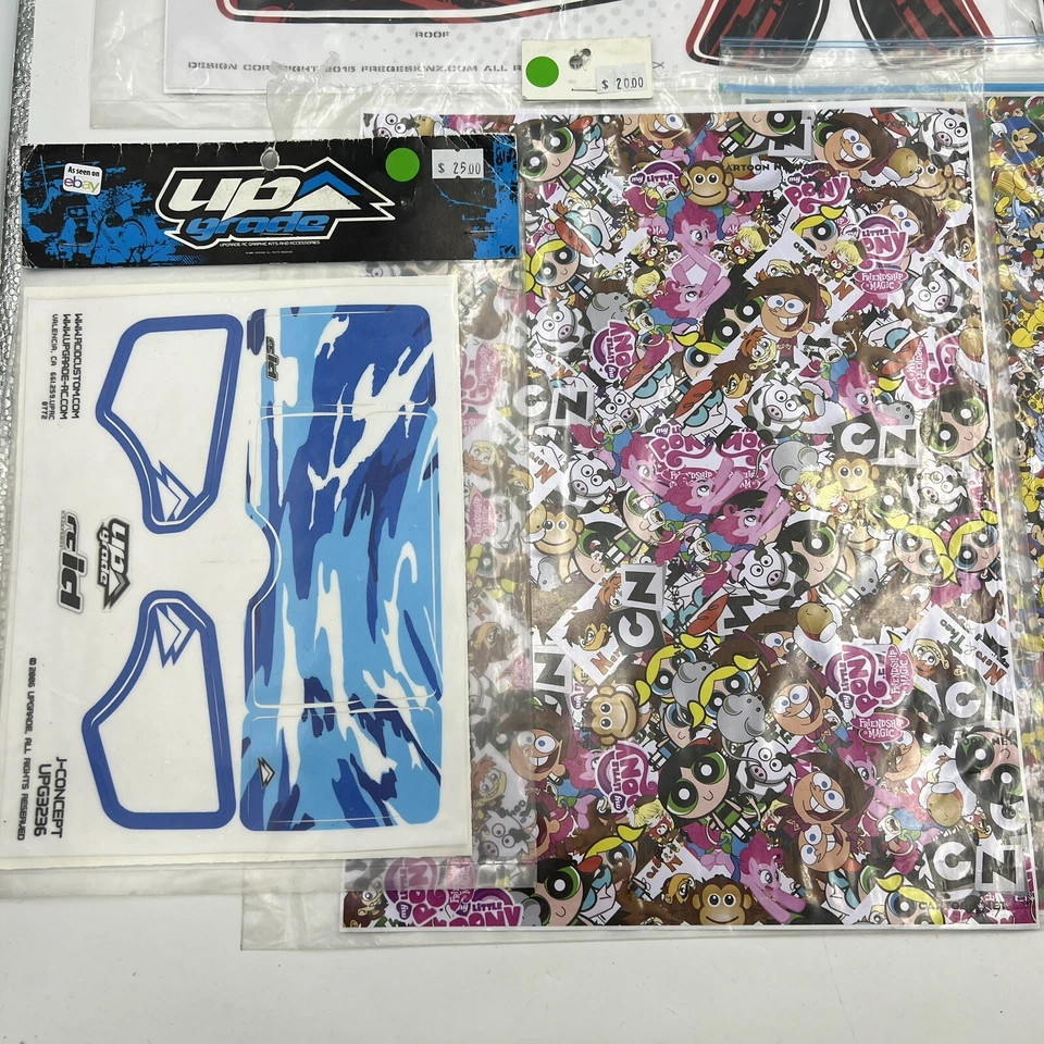 RC Decal Sticker LOT Audi R8 Bomb Schumacher Skinz Axial Wraith WRAP OZRC ML1025 - Image 4 of 4