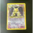1999 Pokemon Base Set Holo Alakazam 1/102 Rare Vintage WOTC LP/MP Card