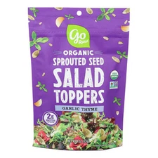 Go Raw Salad Topper Garlic Thyme Sprouted 4 Oz(Case of 6) By Go Raw