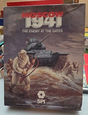 1987-SPI TSR Boxed Wargame Moscow 1941 - The Enemy at the Gates *UNPUNCHED*