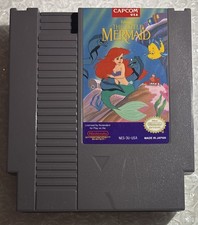 The Little Mermaid Cartridge Only- NES Nintendo- TESTED & CLEANED Good Condition