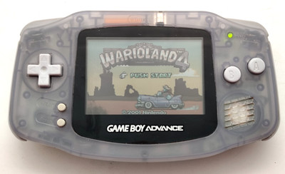 Nintendo Game Boy Advance GBA Console System - Glacier Tested Cleaned W/ Video A